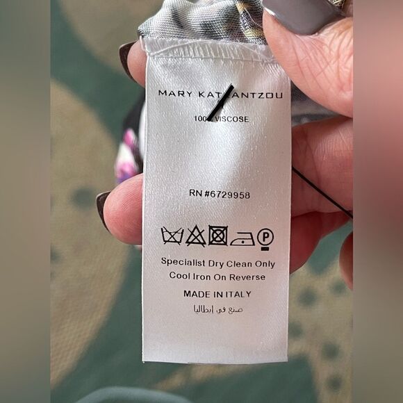 Mary Katrantzou Floral Print Maxi Dress – Size S – Made in Italy - Picture 5 of 6